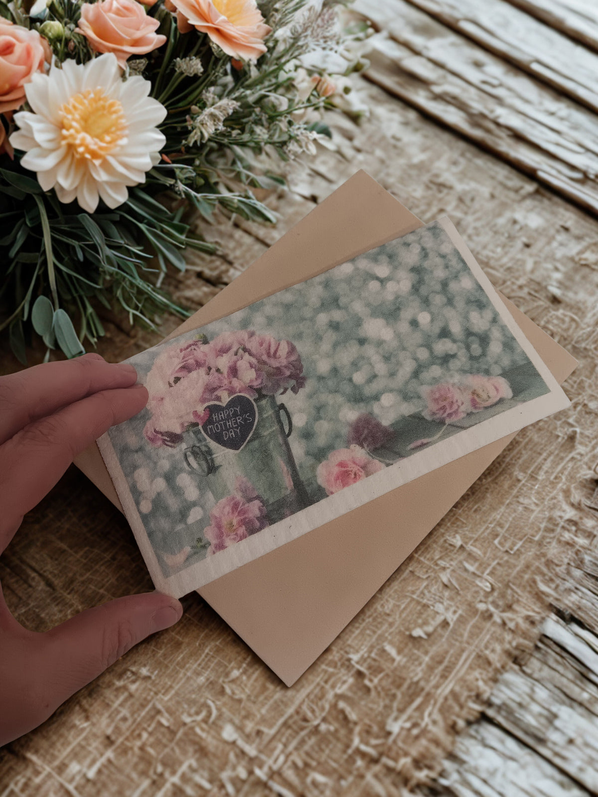 Swedish Dish Cloth Mothers' Day Cards