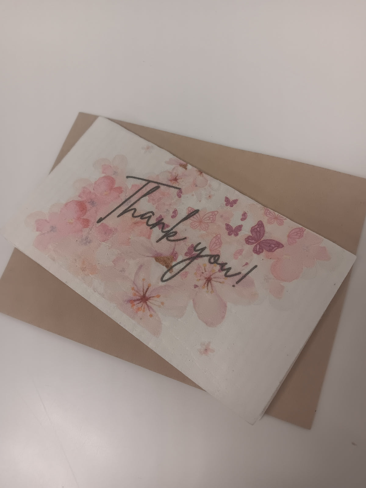 Swedish Dishcloth Thank-You Card