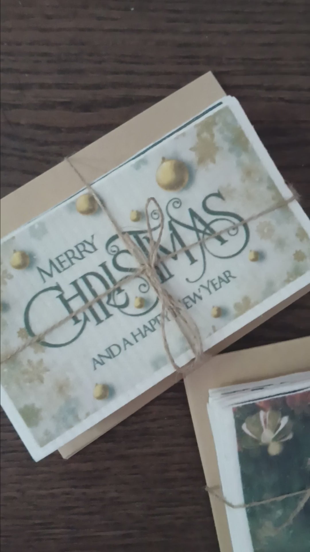Sustainable Swedish Dish Cloth Holiday Cards
